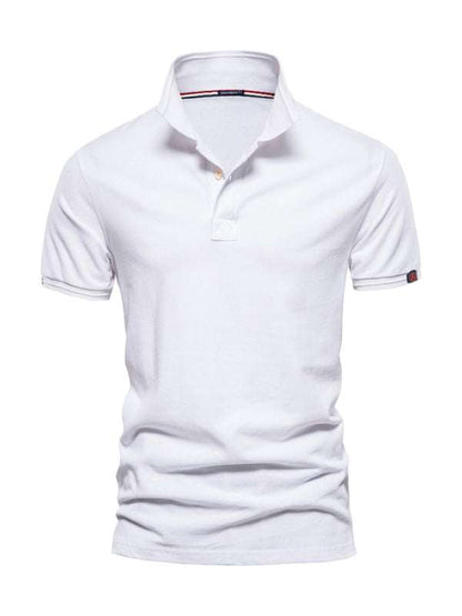 Versatile Comfort: Premium Cotton Lapel Polo Shirt for Effortless Style