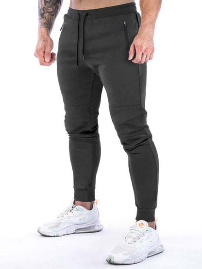 Men's Versatile Fitness Training Pants with Convenient Back Towel Hold