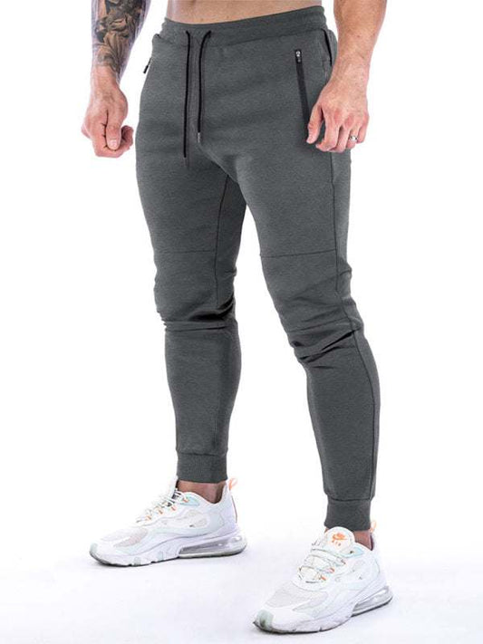 Men's Versatile Fitness Training Pants with Convenient Back Towel Hold