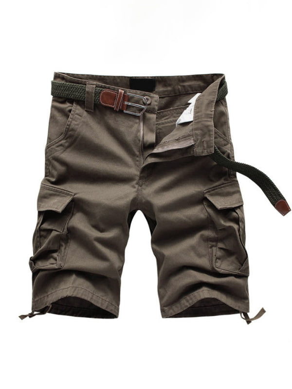Men's Urban Cargo Shorts: Stylish Cropped Pants for Outdoor Adventures