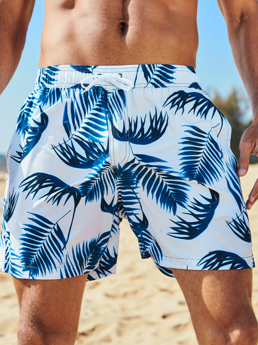 Men's Coastal Adventure Hybrid Shorts - Lightweight Swim Trunks for Active Summer Days
