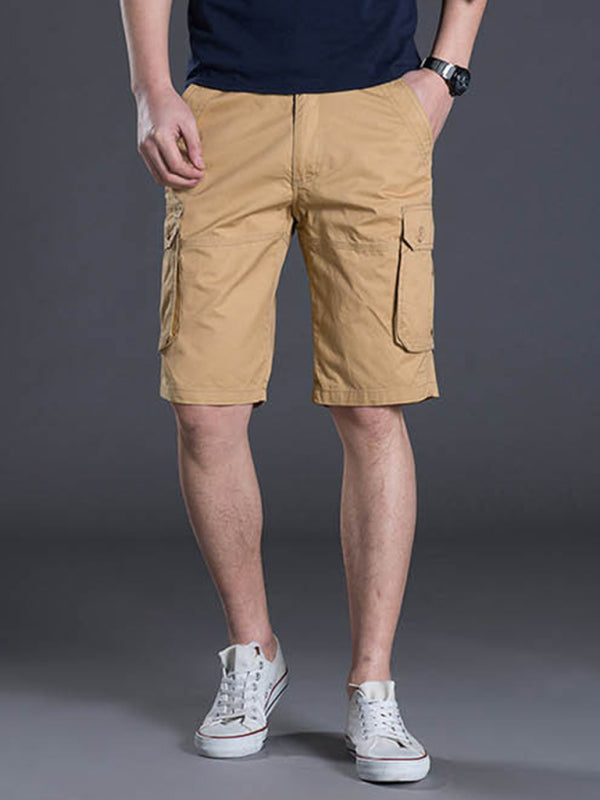 Stylish Lightweight Workwear Shorts with Ample Pockets and Relaxed Fit