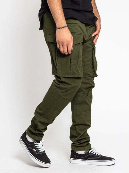 Versatile Men's Multi-Pocket Casual Cargo Pants for Effortless Style and Comfort