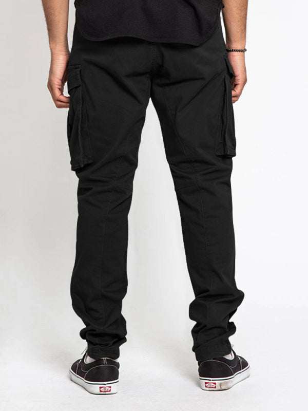 Versatile Men's Multi-Pocket Casual Cargo Pants for Effortless Style and Comfort