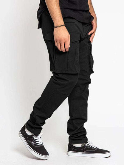 Versatile Men's Multi-Pocket Casual Cargo Pants for Effortless Style and Comfort