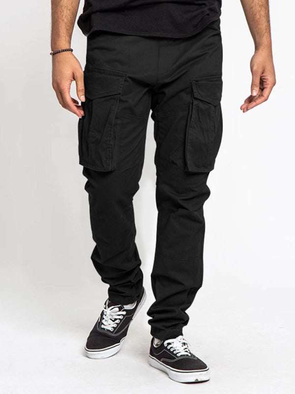 Versatile Men's Multi-Pocket Casual Cargo Pants for Effortless Style and Comfort