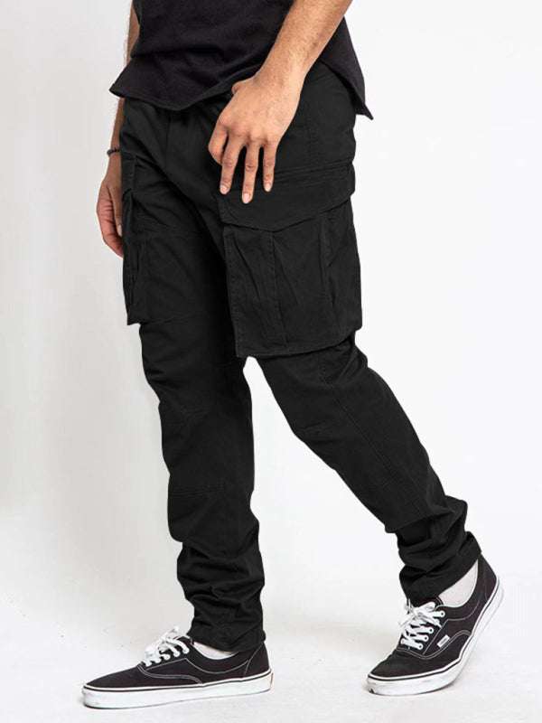 Versatile Men's Multi-Pocket Casual Cargo Pants for Effortless Style and Comfort