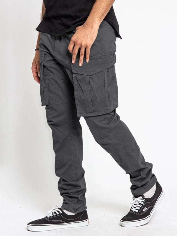 Versatile Men's Multi-Pocket Casual Cargo Pants for Effortless Style and Comfort