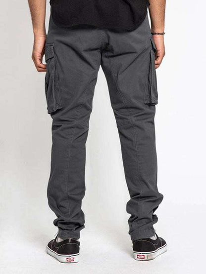 Versatile Men's Multi-Pocket Casual Cargo Pants for Effortless Style and Comfort