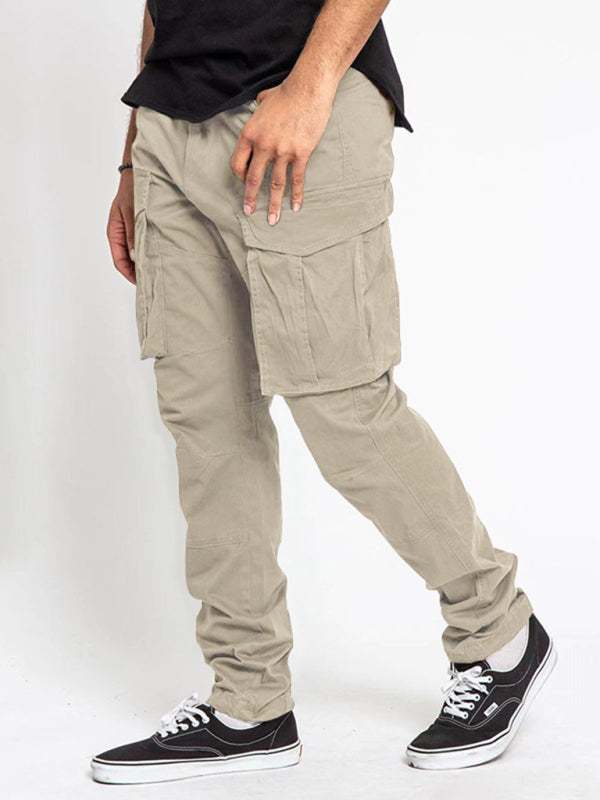 Versatile Men's Multi-Pocket Casual Cargo Pants for Effortless Style and Comfort