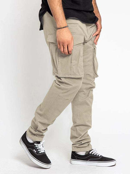 Versatile Men's Multi-Pocket Casual Cargo Pants for Effortless Style and Comfort