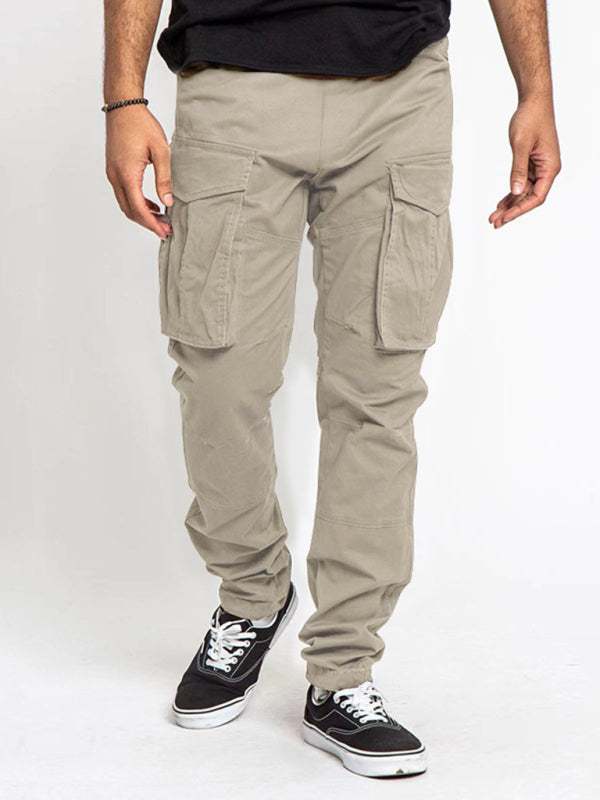 Versatile Men's Multi-Pocket Casual Cargo Pants for Effortless Style and Comfort