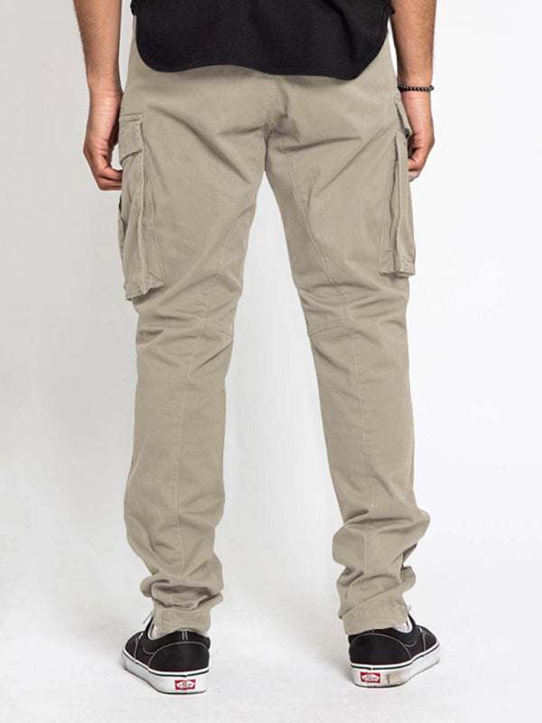 Versatile Men's Multi-Pocket Casual Cargo Pants for Effortless Style and Comfort