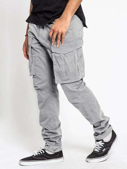 Versatile Men's Multi-Pocket Casual Cargo Pants for Effortless Style and Comfort