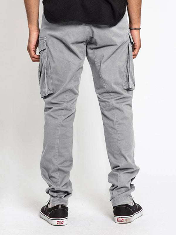 Versatile Men's Multi-Pocket Casual Cargo Pants for Effortless Style and Comfort