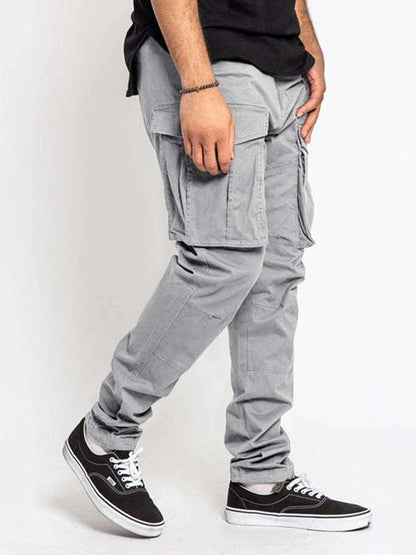 Versatile Men's Multi-Pocket Casual Cargo Pants for Effortless Style and Comfort