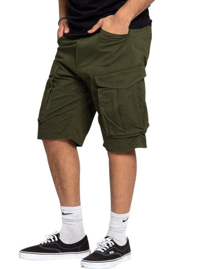 Stylish Men's Lightweight Multi-Pocket Cargo Shorts for Effortless Summer Style