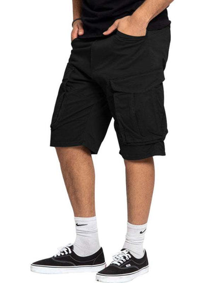 Stylish Men's Lightweight Multi-Pocket Cargo Shorts for Effortless Summer Style