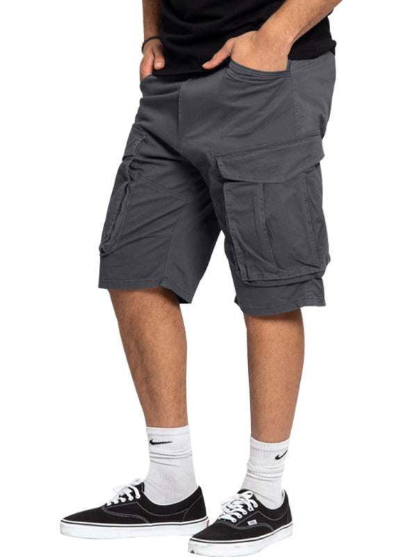 Stylish Men's Lightweight Multi-Pocket Cargo Shorts for Effortless Summer Style