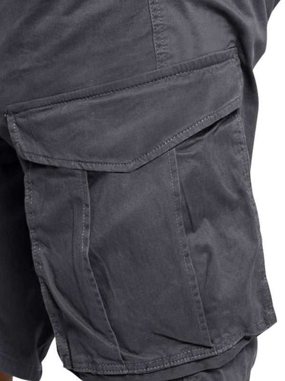 Stylish Men's Lightweight Multi-Pocket Cargo Shorts for Effortless Summer Style