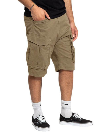 Stylish Men's Lightweight Multi-Pocket Cargo Shorts for Effortless Summer Style