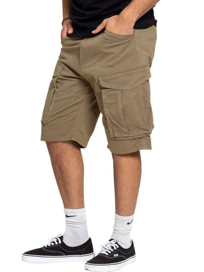 Stylish Men's Lightweight Multi-Pocket Cargo Shorts for Effortless Summer Style