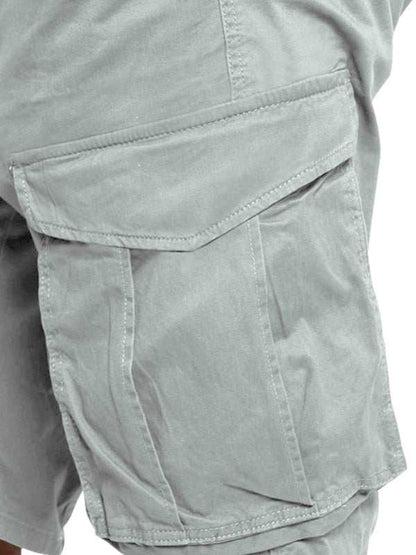 Stylish Men's Lightweight Multi-Pocket Cargo Shorts for Effortless Summer Style