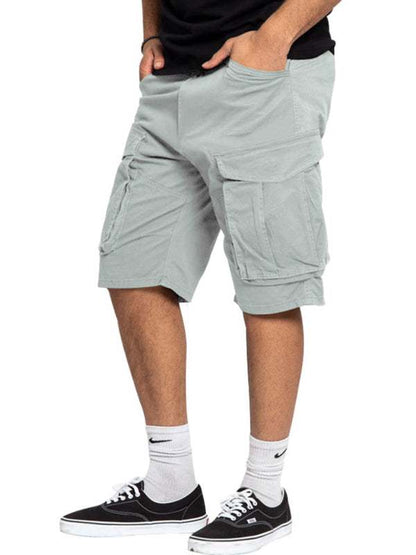 Stylish Men's Lightweight Multi-Pocket Cargo Shorts for Effortless Summer Style