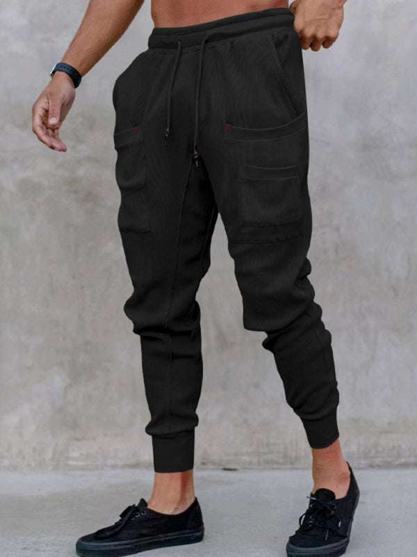 Ultimate Comfort Loose-Legged Multi-Pocket Sports Trousers for Men