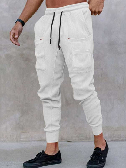 Ultimate Comfort Loose-Legged Multi-Pocket Sports Trousers for Men