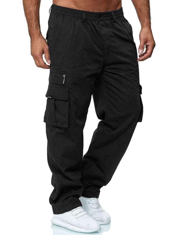 Men's Stylish Multi-Pocket Relaxed Fit Cargo Pants for All Seasons