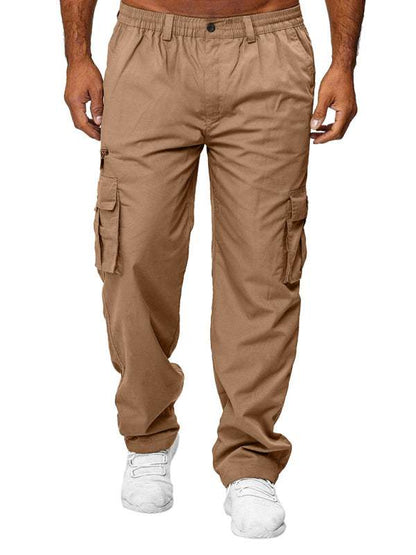 Men's Stylish Multi-Pocket Relaxed Fit Cargo Pants for All Seasons