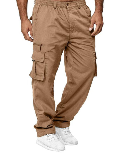 Men's Stylish Multi-Pocket Relaxed Fit Cargo Pants for All Seasons