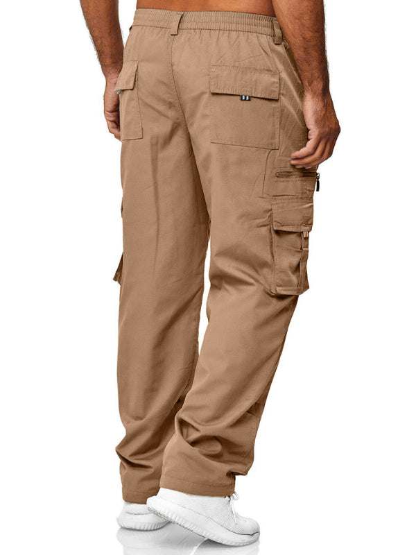 Men's Stylish Multi-Pocket Relaxed Fit Cargo Pants for All Seasons