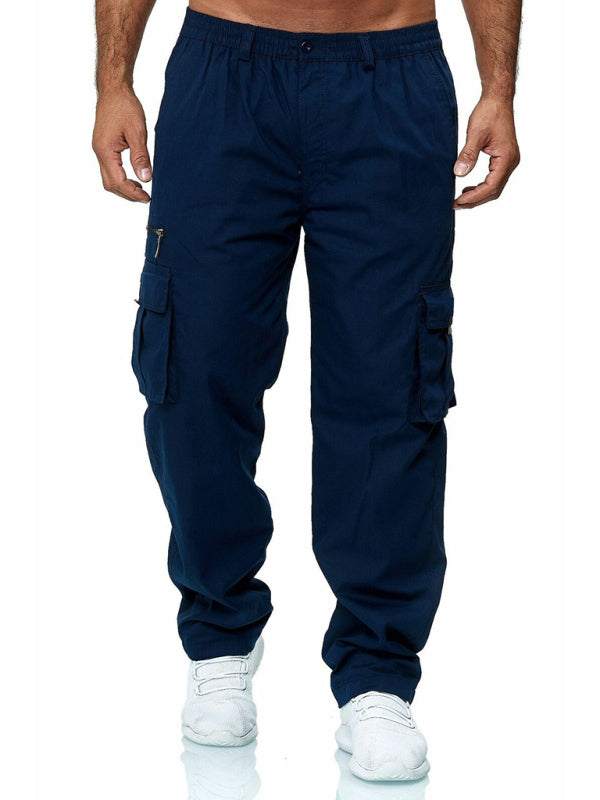 Men's Stylish Multi-Pocket Relaxed Fit Cargo Pants for All Seasons