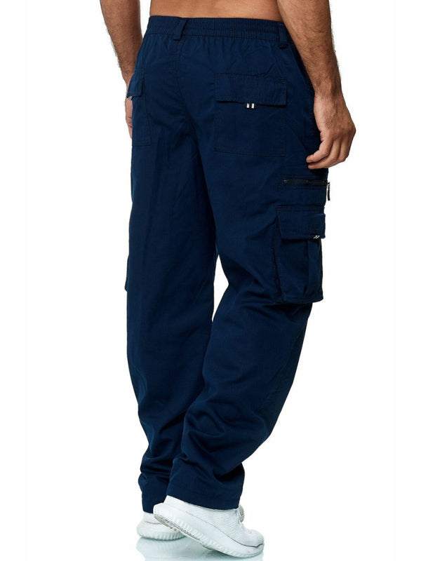 Men's Stylish Multi-Pocket Relaxed Fit Cargo Pants for All Seasons