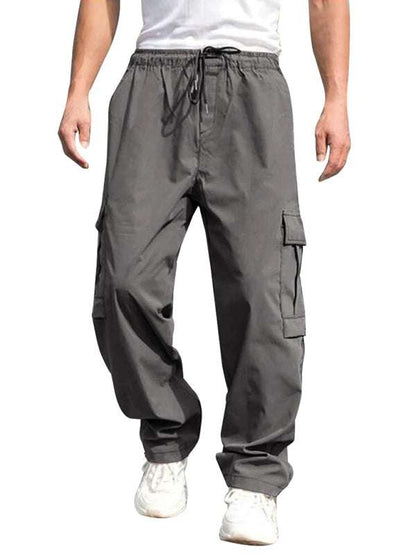 Effortlessly Stylish Men's Straight-Leg Casual Trousers