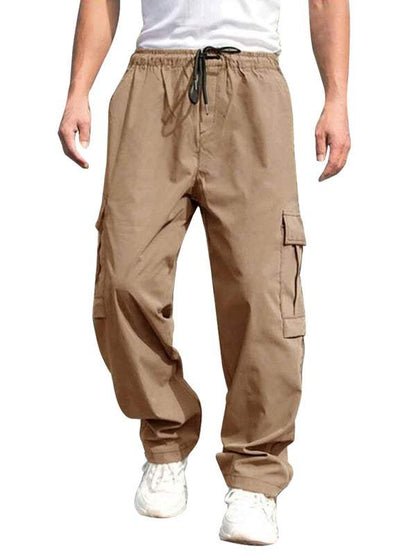 Effortlessly Stylish Men's Straight-Leg Casual Trousers