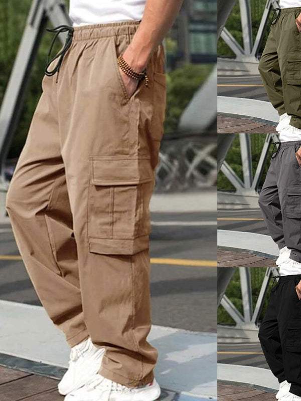 Effortlessly Stylish Men's Straight-Leg Casual Trousers