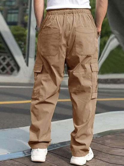 Effortlessly Stylish Men's Straight-Leg Casual Trousers