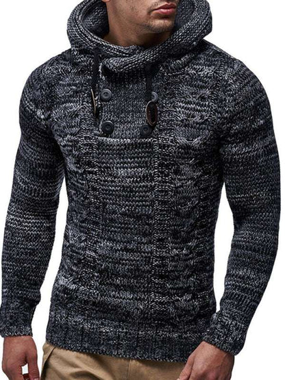 Cozy Men's Knit Turtleneck Sweater for Effortless Style and Warmth