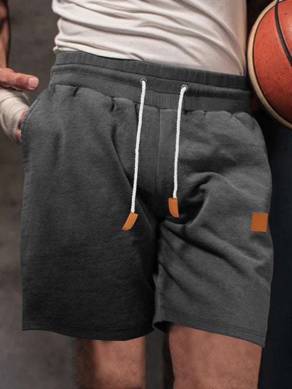 Ultimate Comfort Men's Adjustable Drawstring Casual Sports Shorts - Soft, Breathable, and Perfect for Spring-Summer Adventures!