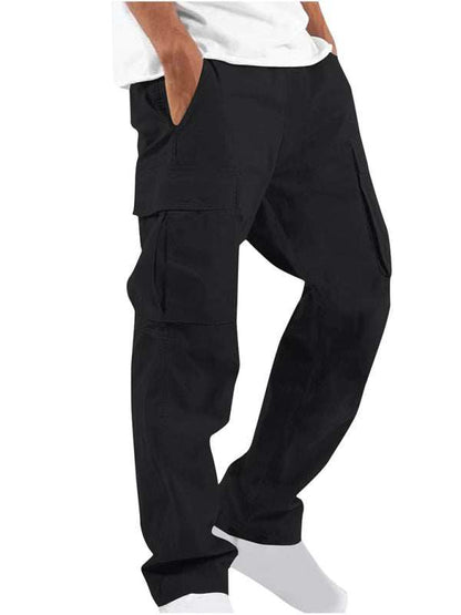 Casual Chic: Men's Loose-Fit Workwear Trousers for Effortless Style and Comfort