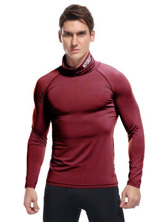 High-Performance Men's Compression Long-Sleeve T-Shirt for Active Lifestyle