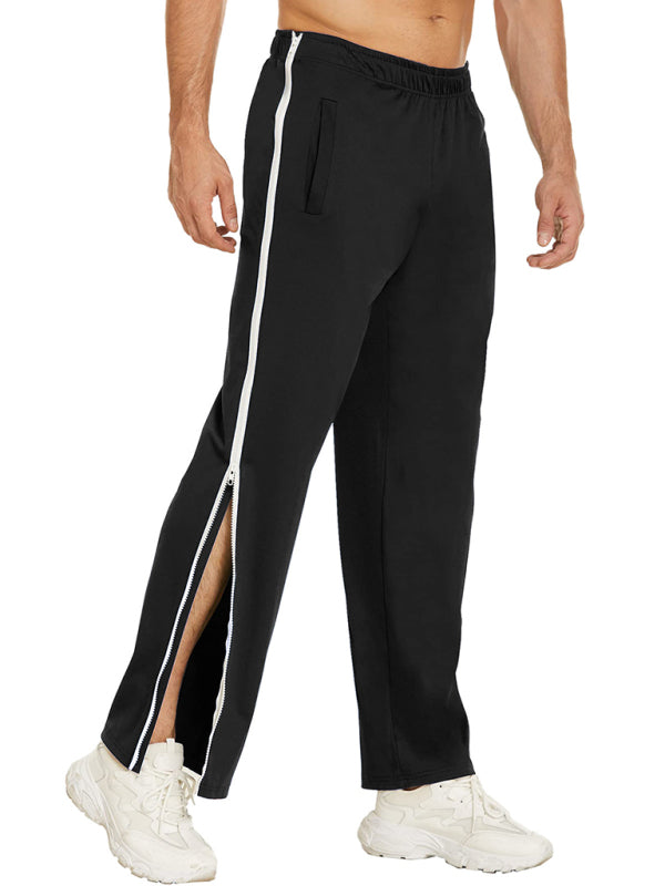 Modern Men's Side Zipper Loose Fit Sports Sweatpants