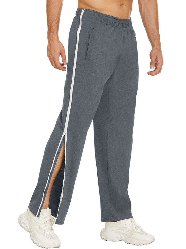 Modern Men's Side Zipper Loose Fit Sports Sweatpants
