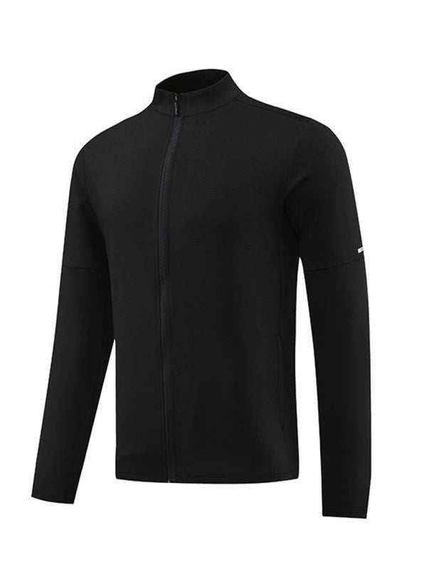 Essential Men's Full Zip Cardigan - Versatile Fitness & Casual Running Wear