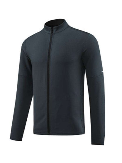 Essential Men's Full Zip Cardigan - Versatile Fitness & Casual Running Wear