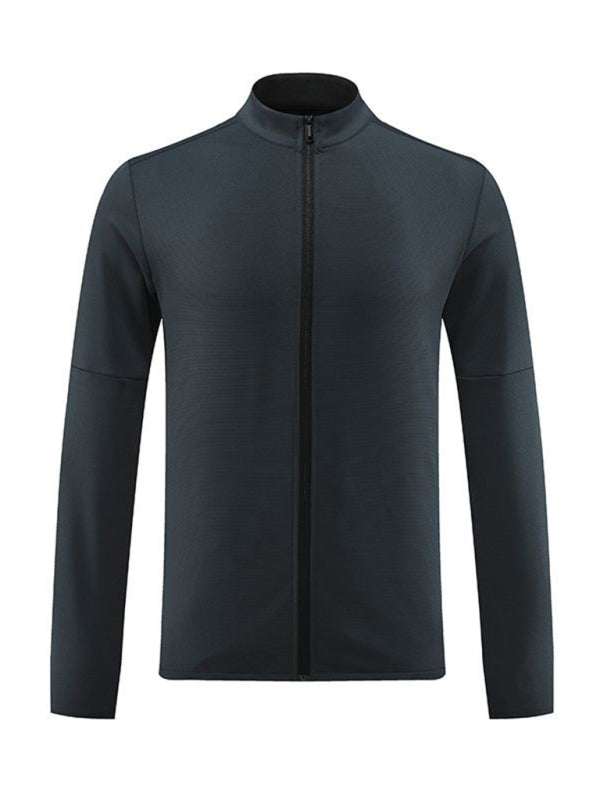 Essential Men's Full Zip Cardigan - Versatile Fitness & Casual Running Wear