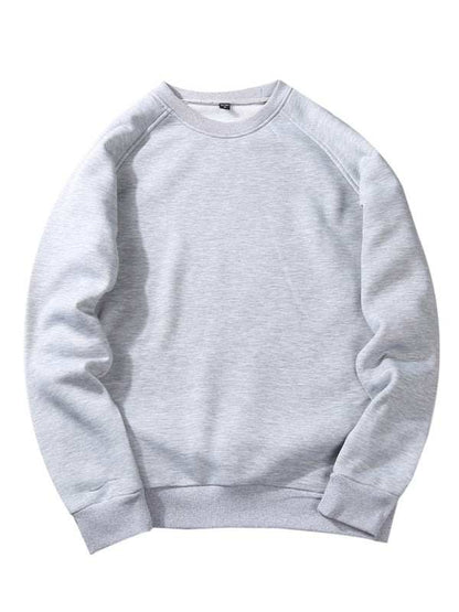 Classic Comfort Men's Raglan Sleeve Crew Sweatshirt - Perfect for All Seasons